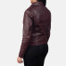 Flashback Maroon Leather Jacket